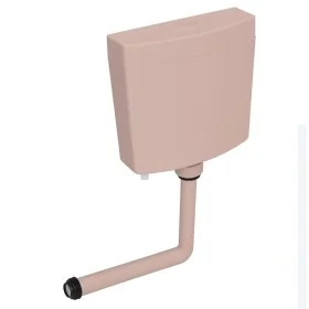 Cisterna de inodoro con entrada de agua inferior salmón 3/6 L de vidaXL, Cisternas del inodoro - Ref: Foro24-148009, Precio: ...