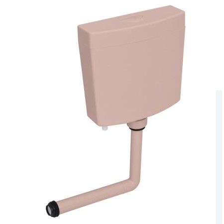 Cisterna de inodoro con entrada de agua inferior salmón 3/6 L de vidaXL, Cisternas del inodoro - Ref: Foro24-148009, Precio: ...