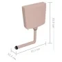 Cisterna de inodoro con entrada de agua inferior salmón 3/6 L de vidaXL, Cisternas del inodoro - Ref: Foro24-148009, Precio: ...