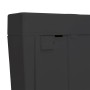 Cisterna de inodoro con entrada de agua inferior negra 3/6 L de vidaXL, Cisternas del inodoro - Ref: Foro24-148012, Precio: 5...