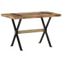 Mesa de comedor madera de mango rugosa 120x60x76 cm de vidaXL, Mesas de cocina y de comedor - Ref: Foro24-321604, Precio: 205...