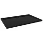 Rectangular black ABS shower tray 80x120 cm by vidaXL, Shower trays - Ref: Foro24-148919, Price: 116,89 €, Discount: %