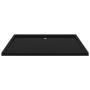 Plato de ducha rectangular negro ABS 80x120 cm de vidaXL, Platos de ducha - Ref: Foro24-148919, Precio: 118,76 €, Descuento: %