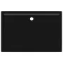 Rectangular black ABS shower tray 80x120 cm by vidaXL, Shower trays - Ref: Foro24-148919, Price: 116,89 €, Discount: %