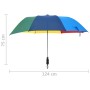 Paraguas plegable automático multicolor 124 cm de vidaXL, Paraguas - Ref: Foro24-149143, Precio: 11,76 €, Descuento: %