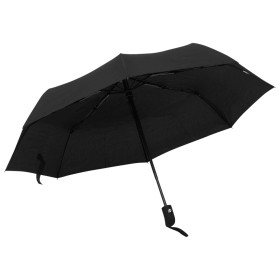 Paraguas plegable automático negro 95 cm de vidaXL, Paraguas - Ref: Foro24-149144, Precio: 11,34 €, Descuento: %