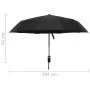 Paraguas plegable automático negro 104 cm de vidaXL, Paraguas - Ref: Foro24-149145, Precio: 13,79 €, Descuento: %
