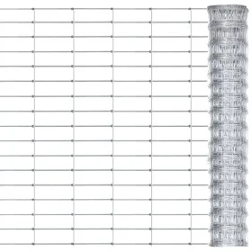 Galvanized silver steel garden fence 50x0.8 m by vidaXL, fence panels - Ref: Foro24-149496, Price: 96,10 €, Discount: %