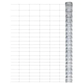 Gartenzaun aus silberverzinktem Stahl, 50 x 1,25 m von vidaXL, Zaunpaneele - Ref: Foro24-149504, Preis: 127,06 €, Rabatt: %