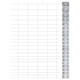 Valla de jardín de acero galvanizado plateado 50x1,25 m de vidaXL, Paneles de vallas - Ref: Foro24-149504, Precio: 139,43 €, ...