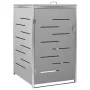 Cobertizo para un contenedor basura acero 69x77,5x112,5 cm de vidaXL, Soportes para contenedores de residuos - Ref: Foro24-14...