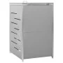 Cobertizo para un contenedor basura acero 69x77,5x112,5 cm de vidaXL, Soportes para contenedores de residuos - Ref: Foro24-14...