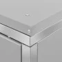 Cobertizo para un contenedor basura acero 69x77,5x112,5 cm de vidaXL, Soportes para contenedores de residuos - Ref: Foro24-14...