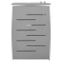 Cobertizo para dos contenedores basura acero 138x77,5x112,5 cm de vidaXL, Soportes para contenedores de residuos - Ref: Foro2...