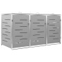 Cobertizo para tres contenedores basura acero 207x77,5x112,5 cm de vidaXL, Soportes para contenedores de residuos - Ref: Foro...