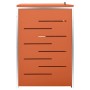 Cobertizo para 4 contenedores basura acero 276,5x77,5x112,5 cm de vidaXL, Soportes para contenedores de residuos - Ref: Foro2...