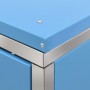 Cobertizo para 4 contenedores basura acero 276,5x77,5x112,5 cm de vidaXL, Soportes para contenedores de residuos - Ref: Foro2...