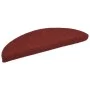Alfombrilla autoadhesiva de escalera 10 uds 56x17x3 cm roja de vidaXL, Alfombrillas para escalones - Ref: Foro24-149683, Prec...