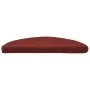 Alfombrilla autoadhesiva de escalera 10 uds 56x17x3 cm roja de vidaXL, Alfombrillas para escalones - Ref: Foro24-149683, Prec...