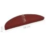 Alfombrilla autoadhesiva de escalera 10 uds 56x17x3 cm roja de vidaXL, Alfombrillas para escalones - Ref: Foro24-149683, Prec...