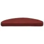 Alfombrilla autoadhesiva de escalera 10 uds 65x21x4 cm roja de vidaXL, Alfombrillas para escalones - Ref: Foro24-149707, Prec...