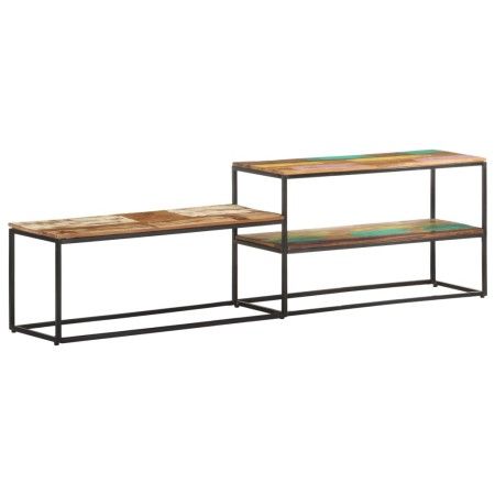 Mueble de TV de madera maciza reciclada 180x30x50 cm de vidaXL, Muebles TV - Ref: Foro24-321621, Precio: 89,94 €, Descuento: %