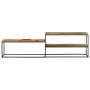 Mueble de TV de madera maciza reciclada 180x30x50 cm de vidaXL, Muebles TV - Ref: Foro24-321621, Precio: 89,94 €, Descuento: %