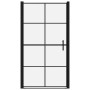 Puertas de ducha de vidrio templado negro 100x178 cm de vidaXL, Puertas de ducha - Ref: Foro24-148892, Precio: 190,36 €, Desc...