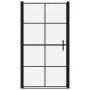 Puertas de ducha de vidrio templado negro 100x178 cm de vidaXL, Puertas de ducha - Ref: Foro24-148892, Precio: 192,26 €, Desc...