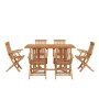 Conjunto de Comedor de Jardín 7 pcs Marrón en Sillas de jardín | Comprar online en Foru.es