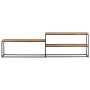 Mueble de TV de madera maciza de acacia 180x30x50 cm de vidaXL, Muebles TV - Ref: Foro24-321622, Precio: 87,76 €, Descuento: %
