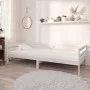 Sofá cama con colchón madera de pino maciza blanco 90x200 cm de vidaXL, Camas y somieres - Ref: Foro24-3083560, Precio: 294,4...