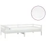 Sofá cama con colchón madera de pino maciza blanco 90x200 cm de vidaXL, Camas y somieres - Ref: Foro24-3083560, Precio: 294,4...