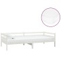 Sofá cama con colchón madera de pino maciza blanco 90x200 cm de vidaXL, Camas y somieres - Ref: Foro24-3083560, Precio: 296,3...