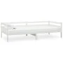 Sofá cama con colchón madera de pino maciza blanco 90x200 cm de vidaXL, Camas y somieres - Ref: Foro24-3083560, Precio: 294,4...