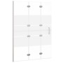 Mampara de ducha plegable ESG blanco 100x140 cm de vidaXL, Puertas de ducha - Ref: Foro24-150738, Precio: 150,55 €, Descuento: %