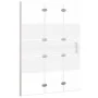 Mampara de ducha plegable ESG blanco 100x140 cm de vidaXL, Puertas de ducha - Ref: Foro24-150738, Precio: 148,09 €, Descuento: %
