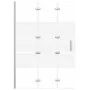 Mampara de ducha plegable ESG blanco 100x140 cm de vidaXL, Puertas de ducha - Ref: Foro24-150738, Precio: 148,09 €, Descuento: %