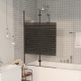 Mampara de ducha plegable ESG negro 80x140 cm de vidaXL, Puertas de ducha - Ref: Foro24-150740, Precio: 123,66 €, Descuento: %