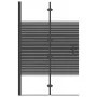 Mampara de ducha plegable ESG negro 80x140 cm de vidaXL, Puertas de ducha - Ref: Foro24-150740, Precio: 122,06 €, Descuento: %