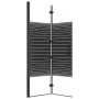 Mampara de ducha plegable ESG negro 80x140 cm de vidaXL, Puertas de ducha - Ref: Foro24-150740, Precio: 122,06 €, Descuento: %