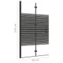 Mampara de ducha plegable ESG negro 80x140 cm de vidaXL, Puertas de ducha - Ref: Foro24-150740, Precio: 122,06 €, Descuento: %