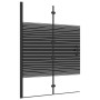 Mampara de ducha plegable ESG negro 100x140 cm de vidaXL, Puertas de ducha - Ref: Foro24-150741, Precio: 144,55 €, Descuento: %