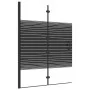 Mampara de ducha plegable ESG negro 100x140 cm de vidaXL, Puertas de ducha - Ref: Foro24-150741, Precio: 147,37 €, Descuento: %