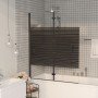 Mampara de ducha plegable ESG negro 120x140 cm de vidaXL, Puertas de ducha - Ref: Foro24-150742, Precio: 143,40 €, Descuento: %