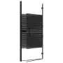 Mampara de ducha plegable ESG negro 120x140 cm de vidaXL, Puertas de ducha - Ref: Foro24-150742, Precio: 151,56 €, Descuento: %