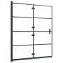 Mampara de ducha plegable ESG negro 120x140 cm de vidaXL, Puertas de ducha - Ref: Foro24-150745, Precio: 161,34 €, Descuento: %