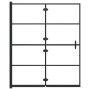 Mampara de ducha plegable ESG negro 120x140 cm de vidaXL, Puertas de ducha - Ref: Foro24-150745, Precio: 161,34 €, Descuento: %