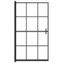 Mampara de ducha ESG negro 80x140 cm de vidaXL, Puertas de ducha - Ref: Foro24-150746, Precio: 120,75 €, Descuento: %