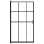 Mampara de ducha ESG negro 80x140 cm de vidaXL, Puertas de ducha - Ref: Foro24-150746, Precio: 148,23 €, Descuento: %